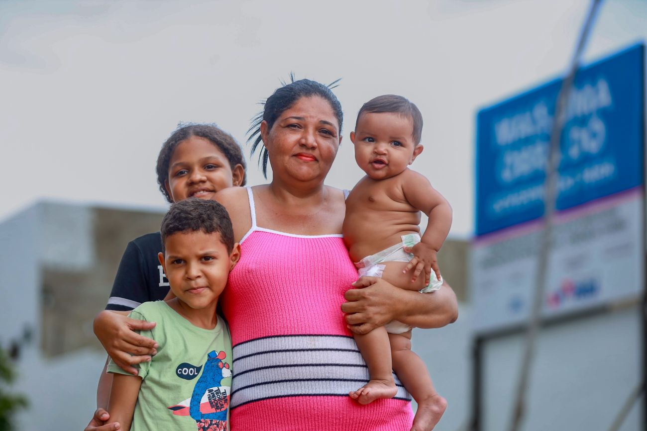 Marcenir Freitas: filhos vão estudar e brincar em segurança - Foto: Bruno Cruz / Agência Pará