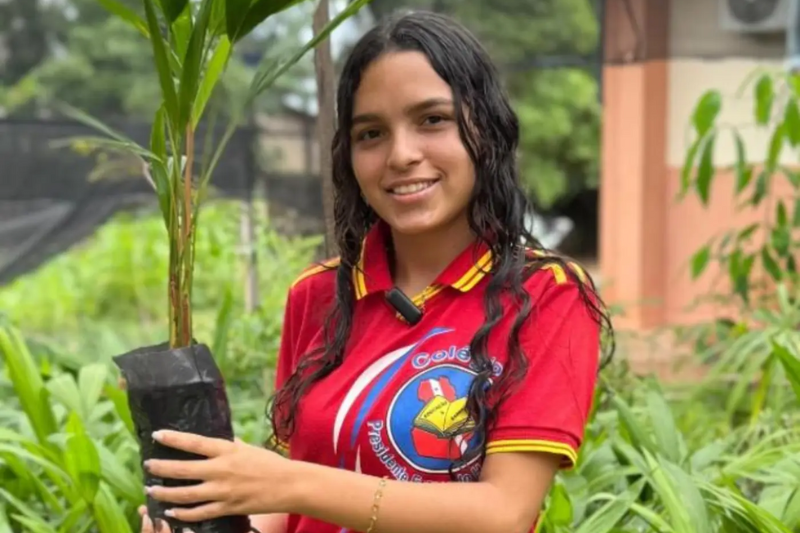 Raniele Vaz, aluna da Escola Estadual de Ensino Médio Integral Presidente Fernando Henrique, em Monte Alegre - Foto: Divulgação