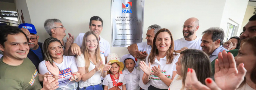 Foto: Comunidade escolar de Bragança celebra entrega da nova Escola Estadual reconstruída pelo Governo do Pará