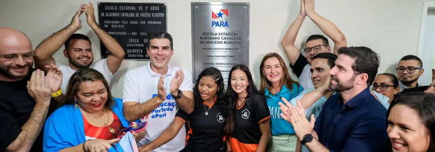 Foto: No bairro do Tapanã, Governo do Pará entrega 159ª escola estadual totalmente reconstruída