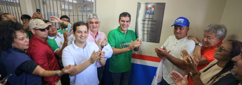 Foto: Em Limoeiro do Ajuru, escola reconstruída pelo Estado adota o ensino 100% em tempo integral