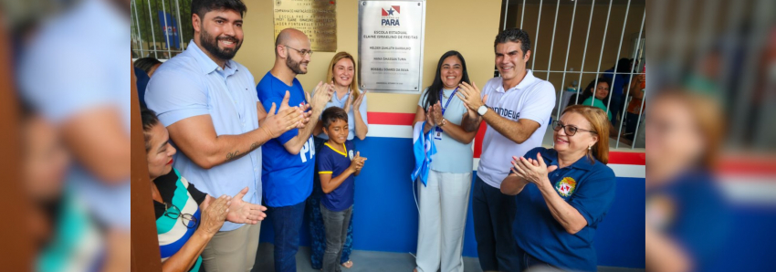 Foto: Em Ananindeua, Governo do Pará entrega 149ª escola estadual totalmente reconstruída à comunidade