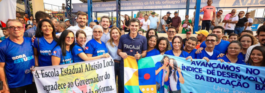 Foto: Com nova estrutura, Governo do Pará entrega a escola Aluisio Loch em Pacajá