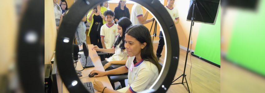 Foto: Seduc garante experiência imersiva e tecnológica aos estudantes da rede estadual através do Ciseb; veja como utilizar o espaço