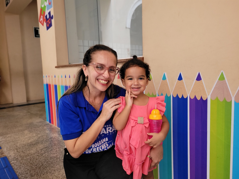 Foto: Para o dia das mães, famílias e professores da Creche Orlando Bitar compartilham experiência de amor e aprendizado