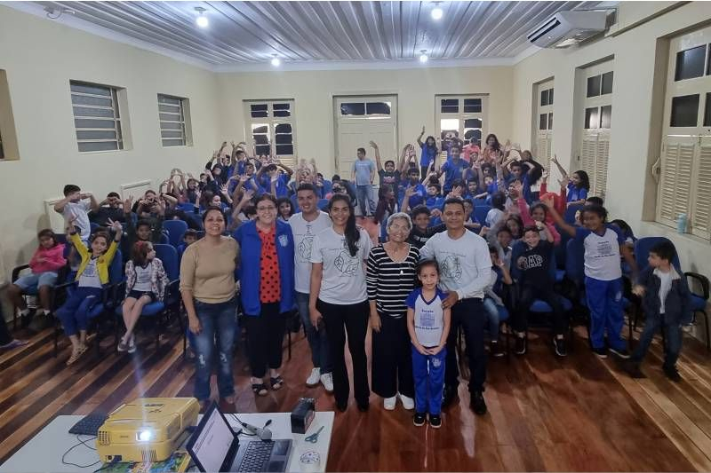 Foto: Hospital Jean Bitar promove palestra em escola de Belém sobre importância da água