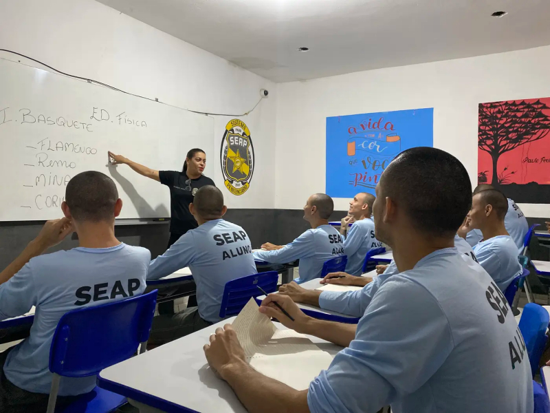 Foto: Seap investe na educação como ferramenta de reeducação social dos custodiados