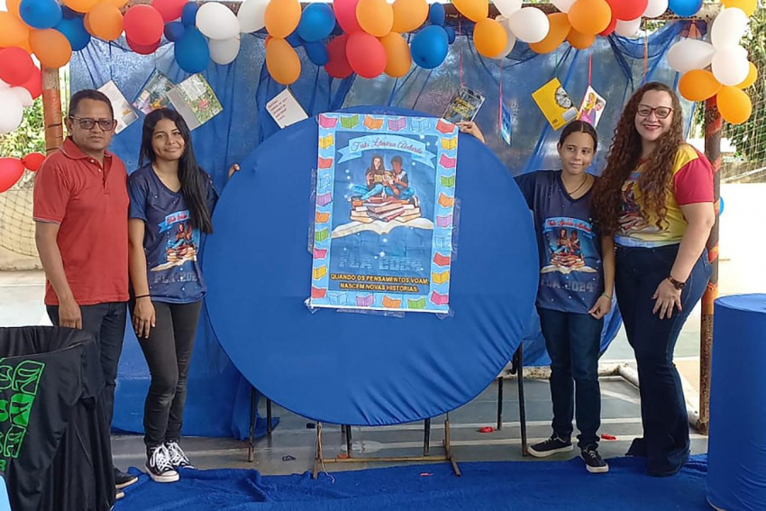 Foto: Festa Literária fomenta a leitura entre os alunos da rede estadual em Mosqueiro