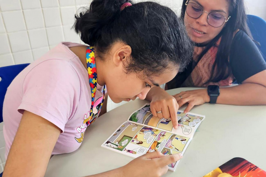 Foto: Centro Educacional Especializado garante apoio pedagógico a estudantes com autismo