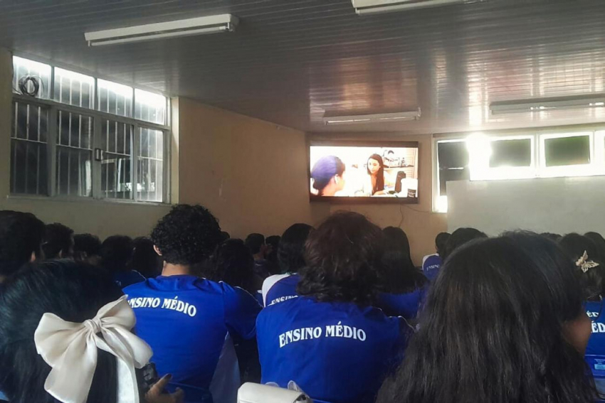 Foto: Estudantes de escola estadual aprendem literatura, cultura regional e novas habilidades com criação de curtas-metragens