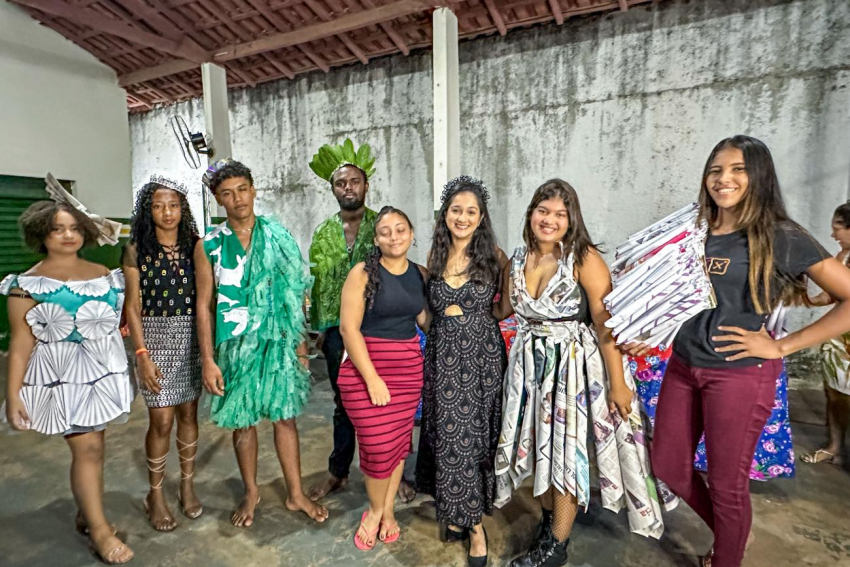 Foto: Escola pública estadual de Marabá promove desfile sustentável com materiais recicláveis