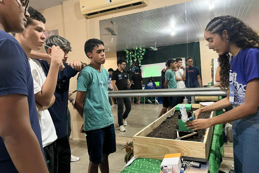 Foto: Em Tucuruí, escola de tempo integral incentiva aprendizado com projetos de tecnologia