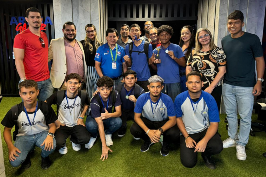 Foto: Seel e Seduc realizam a Super Copa da Liga Estudantil de Futebol Eletrônico, na Arena Gamer